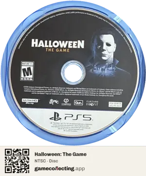Halloween: The Game PlayStation 5, NTSC disc