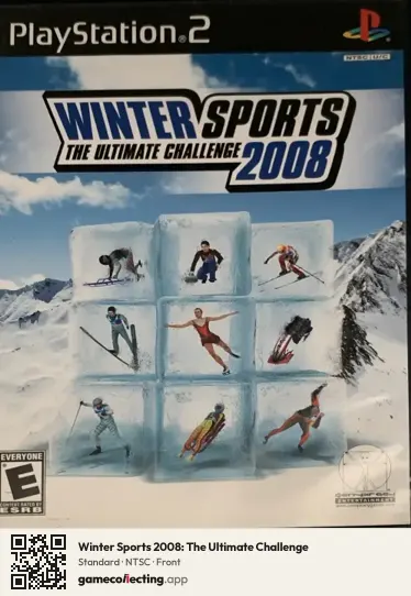Winter Sports 2008: The Ultimate Challenge PlayStation 2, NTSC box front