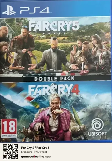 Far Cry 4 / Far Cry 5 PlayStation 4, PAL box front
