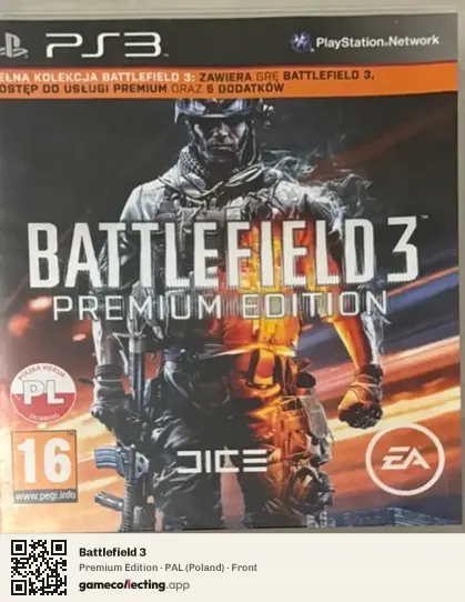 Battlefield 3 PlayStation 3, Poland box front