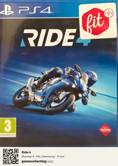 Ride 4 PlayStation 4, Germany box front