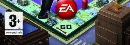 Monopoly, the PEGI square on its front