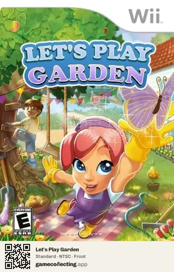 Let's Play Garden Nintendo Wii, NTSC box front