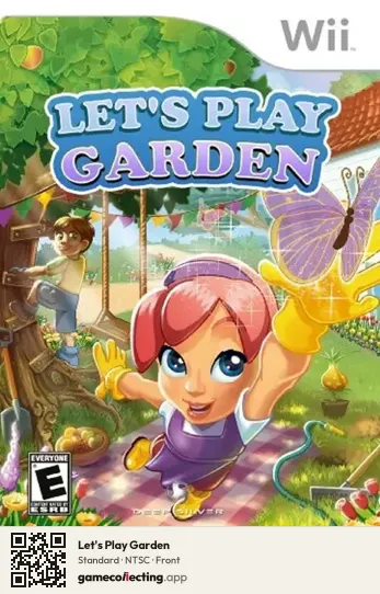 Let's Play Garden Nintendo Wii, NTSC box front