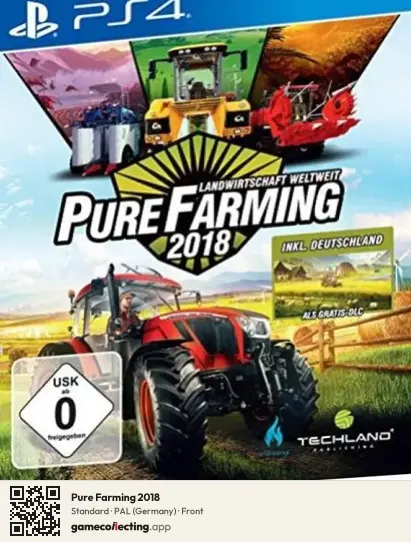 Pure Farming 2018 PlayStation 4, Germany box front