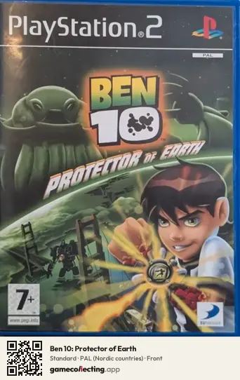 Ben 10: Protector of Earth PlayStation 2, Nordic countries box front