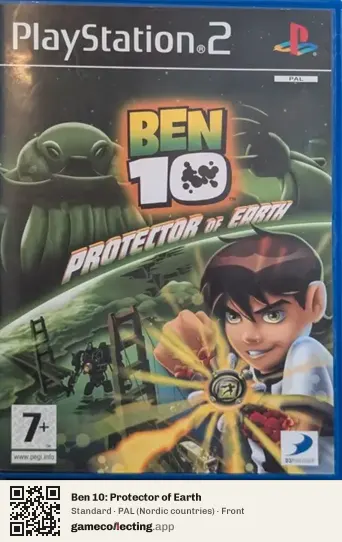 Ben 10: Protector of Earth PlayStation 2, Nordic countries box front