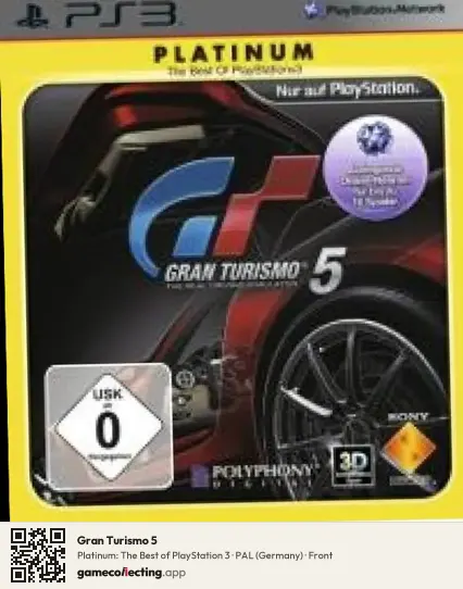 Gran Turismo 5 PlayStation 3, Germany box front