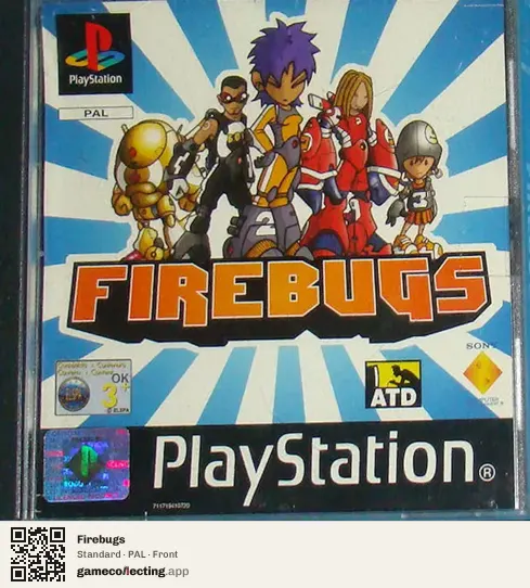 Firebugs PlayStation, PAL box front