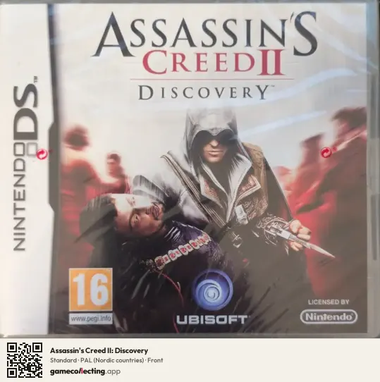 Assassin's Creed II: Discovery Nintendo DS, Nordic countries box front