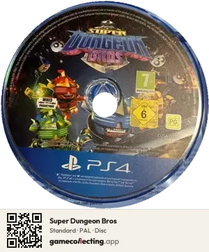 Super Dungeon Bros PlayStation 4, PAL disc