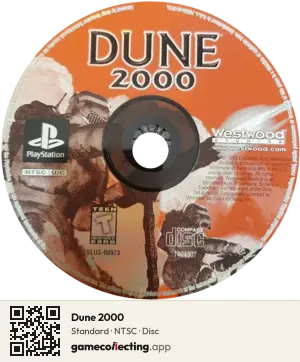 Dune 2000 PlayStation, NTSC disc