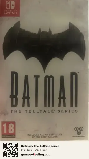Batman: The Telltale Series Nintendo Switch, PAL box front