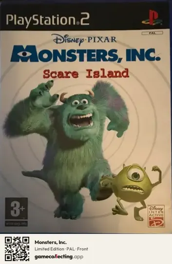 Monsters, Inc. PlayStation 2, PAL box front
