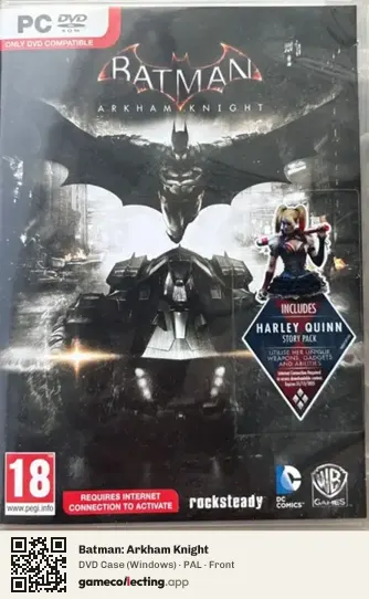 Batman: Arkham Knight Computer, PAL box front