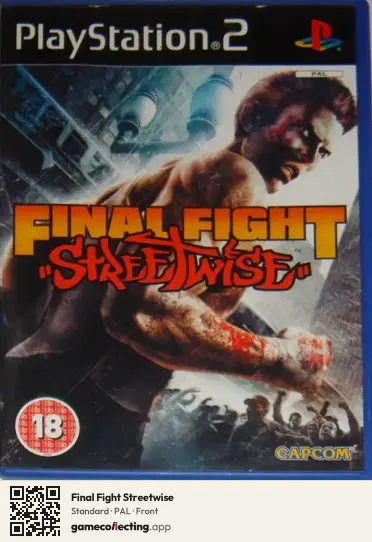 Final Fight Streetwise PlayStation 2, PAL box front