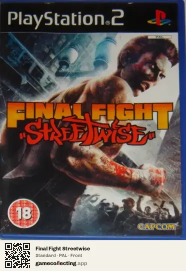 Final Fight Streetwise PlayStation 2, PAL box front