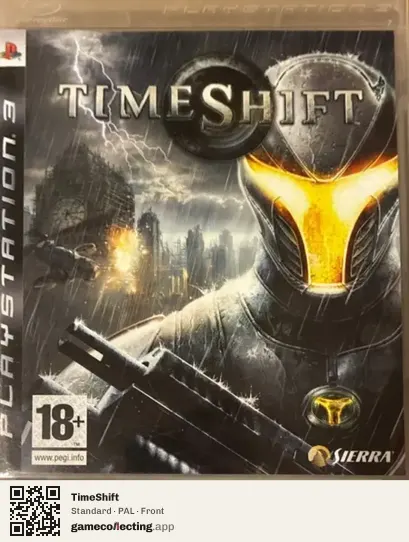TimeShift PlayStation 3, PAL box front