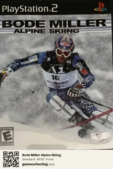 Bode Miller Alpine Skiing PlayStation 2, NTSC box front