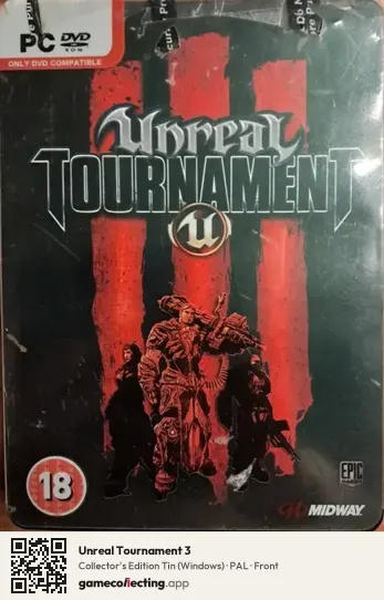 Unreal Tournament 3 Computer, PAL box front