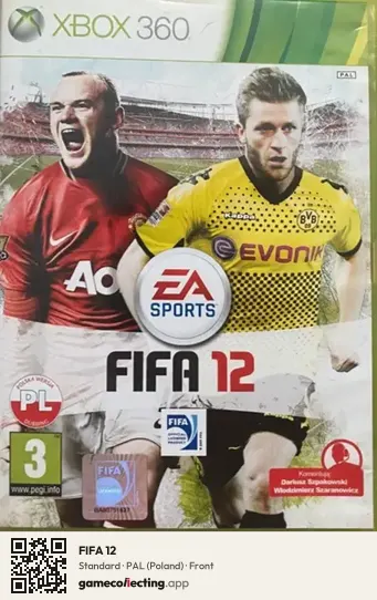 FIFA 12 Xbox 360, Poland box front
