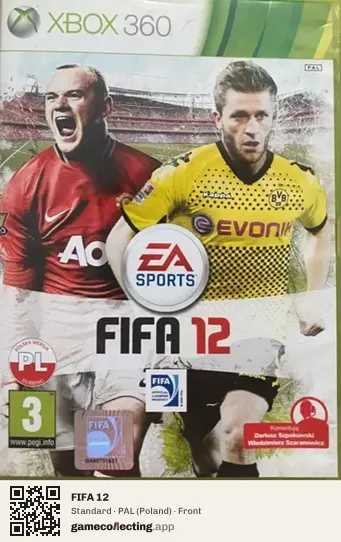FIFA 12 Xbox 360, Poland box front
