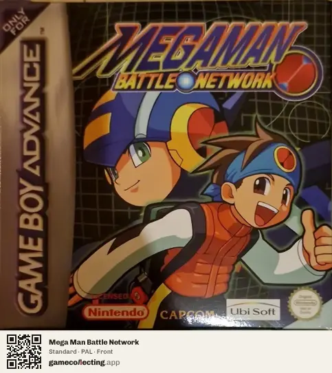 Mega Man Battle Network Game Boy Advance, PAL box front