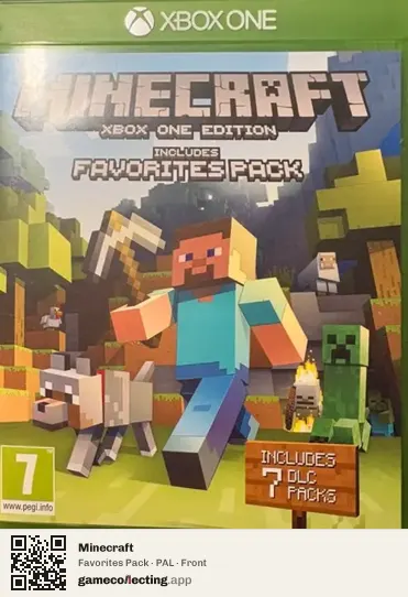 Minecraft Xbox One, PAL box front