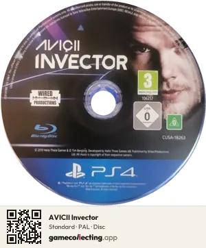 AVICII Invector PlayStation 4, PAL disc