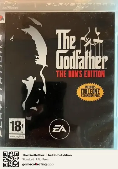 The Godfather: The Don's Edition PlayStation 3, PAL box front