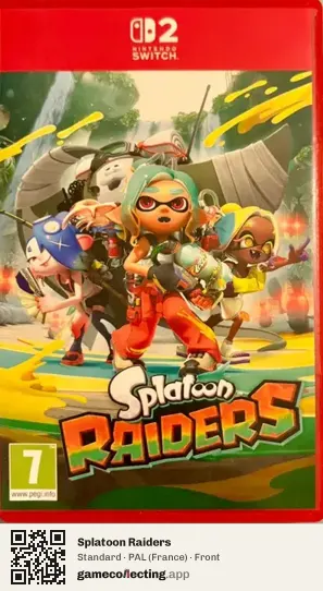Splatoon Raiders Nintendo Switch 2, France box front