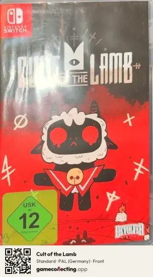 Cult of the Lamb Nintendo Switch, Germany box front