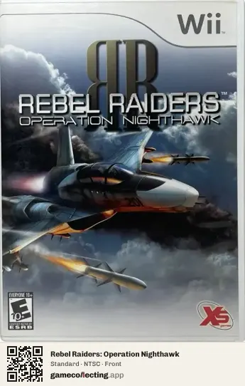 Rebel Raiders: Operation Nighthawk Nintendo Wii, NTSC box front