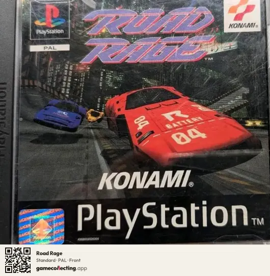 Road Rage PlayStation, PAL box front