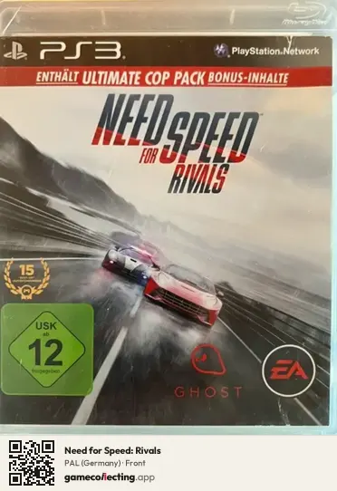 Need for Speed: Rivals PlayStation 3, Germany box front