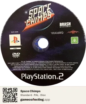 Space Chimps PlayStation 2, PAL disc