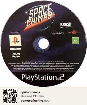Space Chimps PlayStation 2, PAL disc