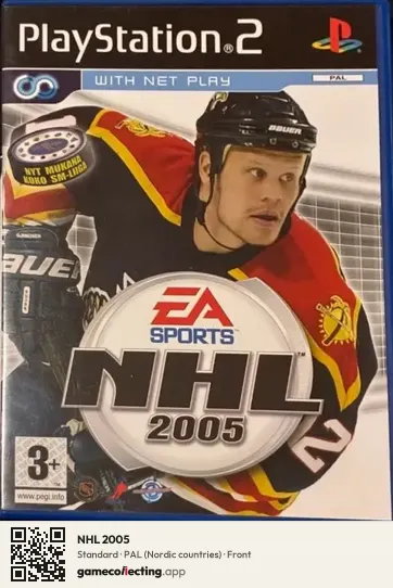 NHL 2005 PlayStation 2, Nordic countries box front