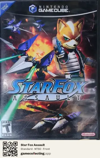 Star Fox Assault Nintendo GameCube, NTSC box front