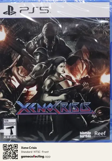 Xeno Crisis PlayStation 5, NTSC box front
