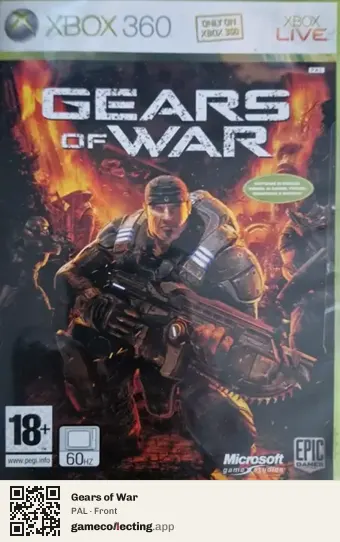Gears of War Xbox 360, PAL box front