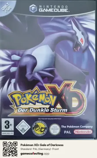 Pokémon XD: Gale of Darkness Nintendo GameCube, Germany box front