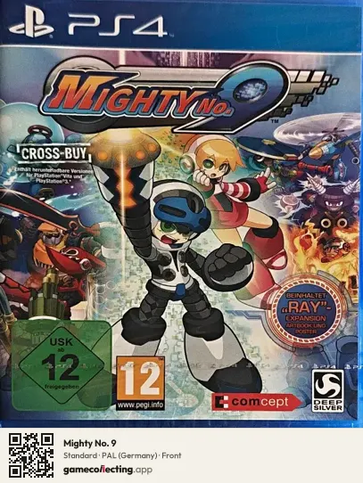 Mighty No. 9 PlayStation 4, Germany box front