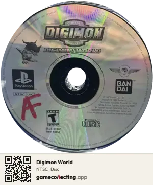 Digimon World PlayStation, NTSC disc