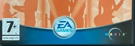 The Sims: Superstar, the PEGI square on its front