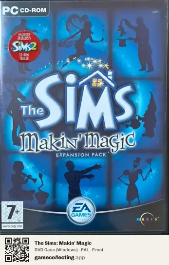 The Sims: Makin' Magic Computer, PAL box front