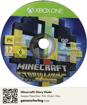 Minecraft: Story Mode Xbox One, PAL disc