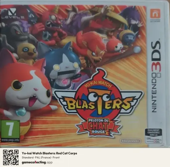 Yo-kai Watch Blasters: Red Cat Corps Nintendo 3DS, France box front