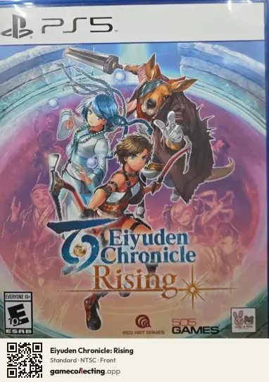 Eiyuden Chronicle: Rising PlayStation 5, NTSC box front
