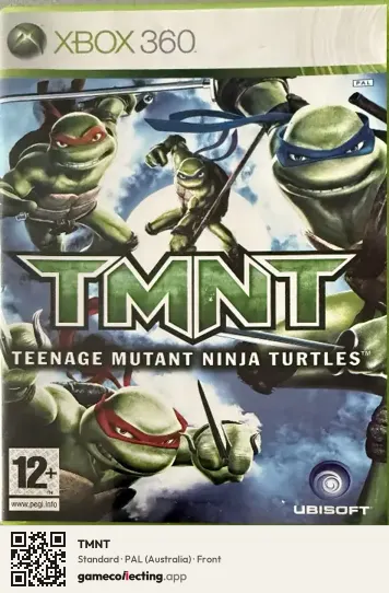 TMNT Xbox 360, Australia box front